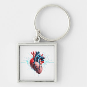Anatomical Heart - Artistic Medical Illustration Sleutelhanger