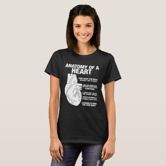 Anatomical Heart  Cool Cardiologist T-shirt (Voorkant volledig)