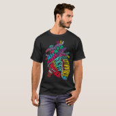 Anatomical Heart Design Cardiac Cardiovascular Icu T-shirt (Voorkant volledig)