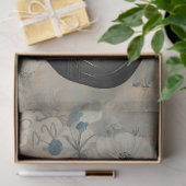 Anatomical Heart Floral Decoupage Paper Tissuepapier (Geschenk)