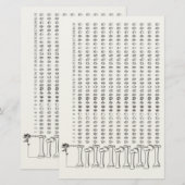 Anatomical Heart Habit Tracker – Gothic Habit Trac Briefpapier (Voorkant / Achterkant)