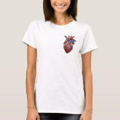 Anatomical Heart Illustration T-Shirt (Voorkant)