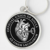 Anatomical Heart Key Lock Valentines Couple Match Sleutelhanger (Voorkant)