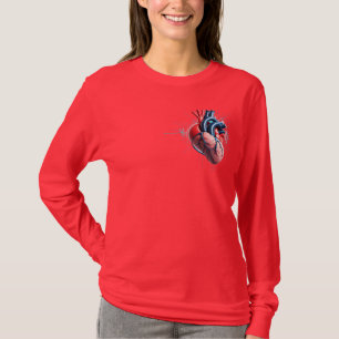 Anatomical Heart - Medical Art Design for Science T-shirt
