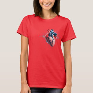 Anatomical Heart - Medical Art Design for Science T-shirt