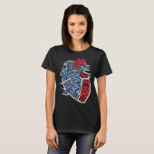 Anatomical Heart Medical Parts Cardiologist Surgeo T-shirt (Voorkant volledig)