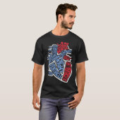 Anatomical Heart Medical Parts Cardiologist Surgeo T-shirt (Voorkant volledig)