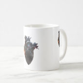 anatomical heart mug cosmic heart galaxy art cup s koffiemok (Voorkant rechts)