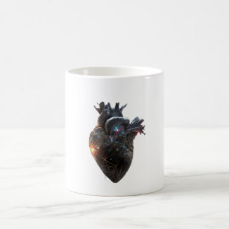 anatomical heart mug cosmic heart galaxy art cup s koffiemok