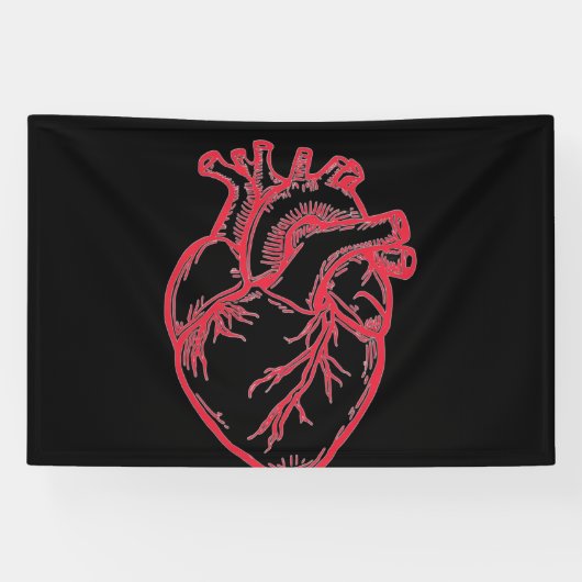 Anatomical Heart Valentine Shirt Spandoek (Horizontaal)