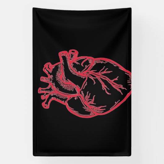 Anatomical Heart Valentine Shirt Spandoek (Verticaal)