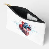 Anatomical Heart with EKG - Medical Art Design Etui (Open)