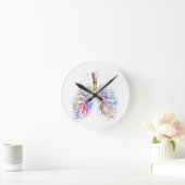 Anatomical Lungs Ronde Klok (Huis)