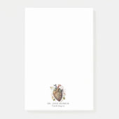Anatomical Red Heart Illustration Medical Post-it® Notes (Voorkant)