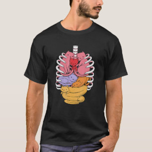 AnatomiCat Menselijke Anatomie Röntgen Kat Liefheb T-shirt