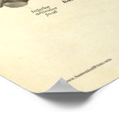 anatomie Afdrukken Botten Baarwervel Poster (Hoek)