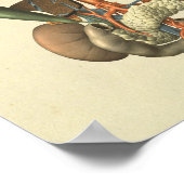 Anatomie afdrukken van menselijke interne organen poster (Hoek)