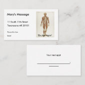 Anatomie Anterior Afsprakenkaartje (Voorkant / Achterkant)