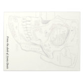 Anatomie Anterolateraal gebied van de schedel Notitieblok (Voorkant)