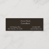 Anatomie Anterolaterale schedel Mini Visitekaartje (Achterkant)