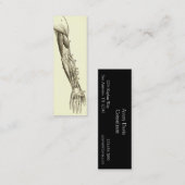  anatomie | Armossen (circa 1852) Mini Visitekaartje (Voorkant / Achterkant)