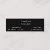 anatomie | Armossen (circa 1852) Mini Visitekaartje (Achterkant)