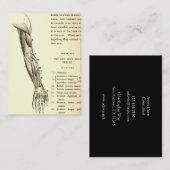 anatomie | Armossen (circa 1852) Visitekaartje (Voorkant / Achterkant)
