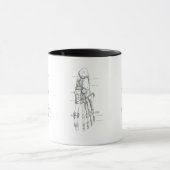  anatomie Art Botten van de voet Koffiemok (Midden)