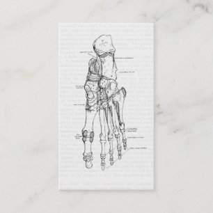  anatomie Art Botten van de voet Visitekaartje