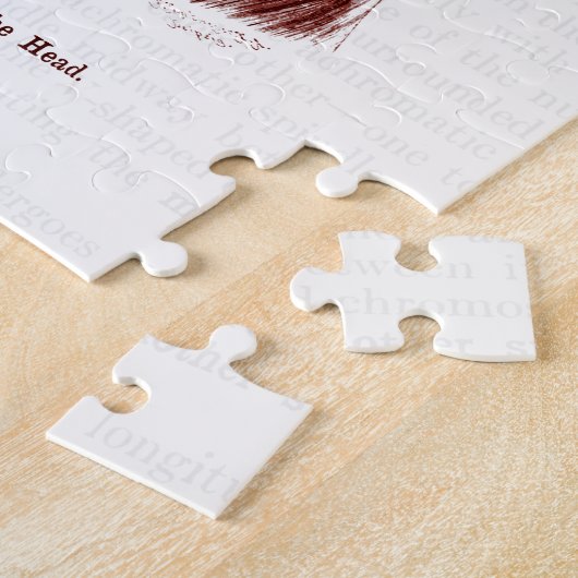  anatomie Art Nerves van het menselijk hoofd Legpuzzel (Zijkant)