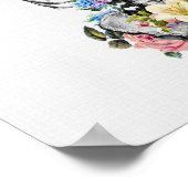 Anatomie Art Print Skeleton Flowers | Medische wan (Hoek)