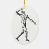  anatomie bij de mens, mannelijke lichaampjes keramisch ornament (Voorkant)