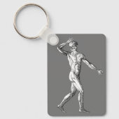  anatomie bij de mens, mannelijke lichaampjes sleutelhanger (Voorkant)