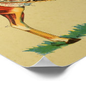 Anatomie bij schapen van 1905 met lampafdruk poster (Hoek)