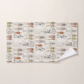  anatomie biologie illustraties bad handdoek (Handdoek)