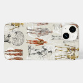 anatomie biologie illustraties Case-Mate iPhone case (Achterkant (horizontaal))