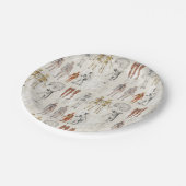  anatomie biologie illustraties papieren bordje (Gekanteld)