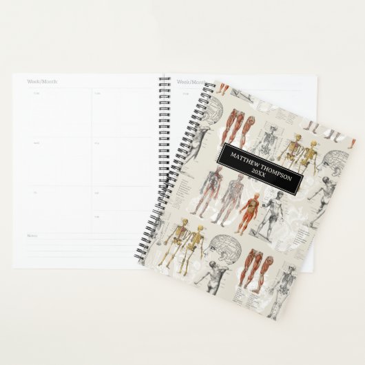  anatomie biologie illustraties planner (Display)