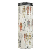  anatomie biologie illustraties thermosbeker (Achterkant)