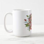 Anatomie bloemennier illustratie koffiemok (Links)