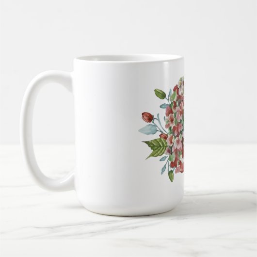 Anatomie bloemennier illustratie koffiemok (Links)