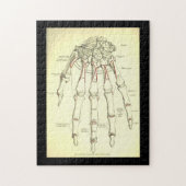  anatomie | Botten van de hand Legpuzzel (Verticaal)