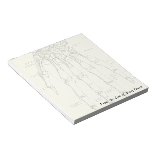  anatomie | Botten van de hand Notitieblok (Schuin)