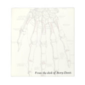  anatomie | Botten van de hand Notitieblok (Voorkant)