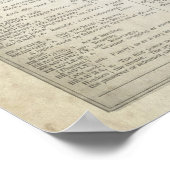 Anatomie Brain Floral Dictionary Art Collage Poster (Hoek)