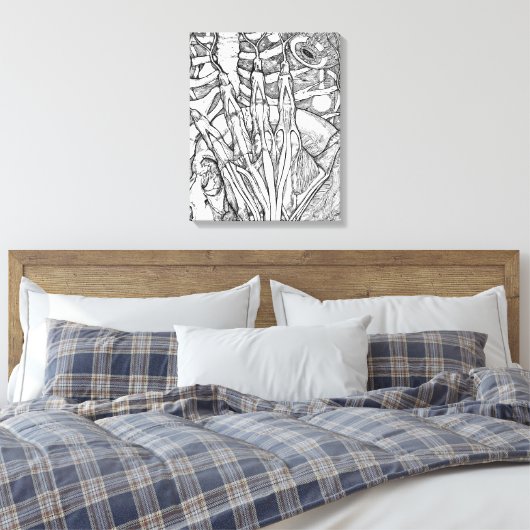 Anatomie Canvas Afdruk (Insitu (Slaapkamer))