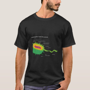 Anatomie Cel Bacteriën Planten Cel T-shirt