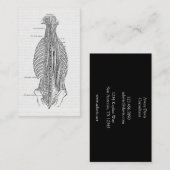 anatomie die de rug trekt visitekaartje (Voorkant / Achterkant)