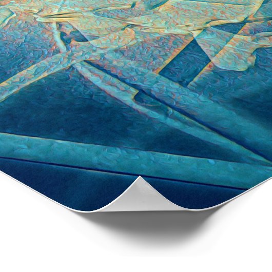 Anatomie digitale kunst poster (Hoek)