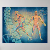 Anatomie digitale kunst poster (Voorkant)